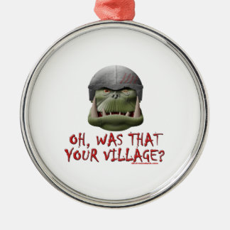 Ornement En Métal Orc : Est-ce que c'était votre village ?