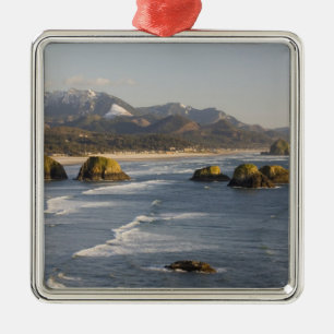 Ornement En Métal OU, côte de l'Oregon, parc d'État d'Ecola, vue de