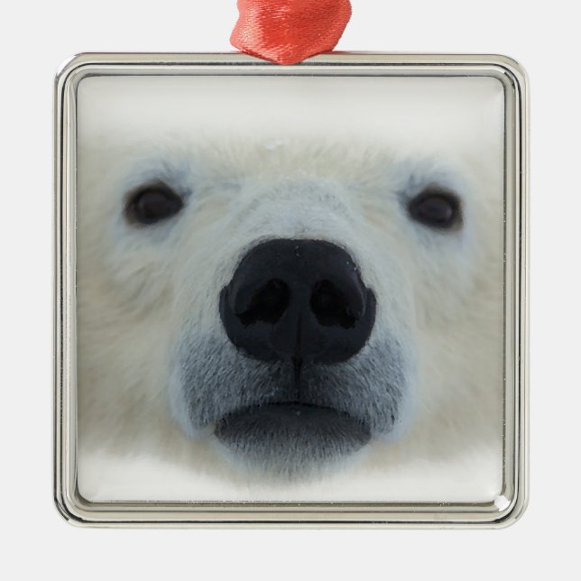 Ornement En Métal Ours polaire (Devant)