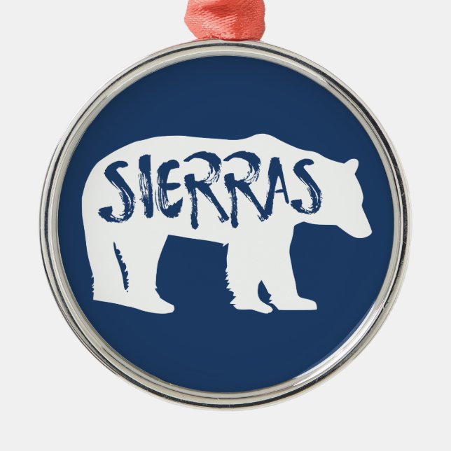 Ornement En Métal Ours sierras (Devant)