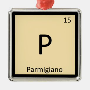 Ornement En Métal P - Tableau périodique de chimie de fromage de