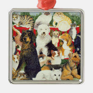 Ornement En Métal Paix de Noël