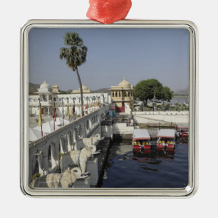 Ornement En Métal Palais Jag Mindar, lac Pichola, Udaipur, Inde.