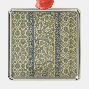 Ornement En Métal Panneau carrelé de mosquée d'Ibrahym Agha, des