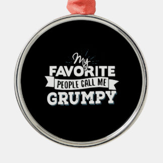 Ornement En Métal Papa Cadeau Mes Favoris Les Gens M'Appelent Grumpy