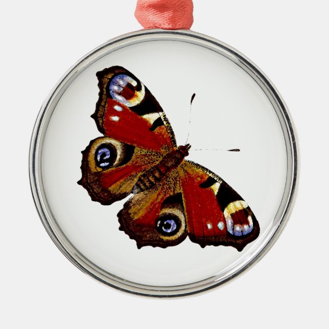 Ornement En Métal Papillon coloré (Devant)