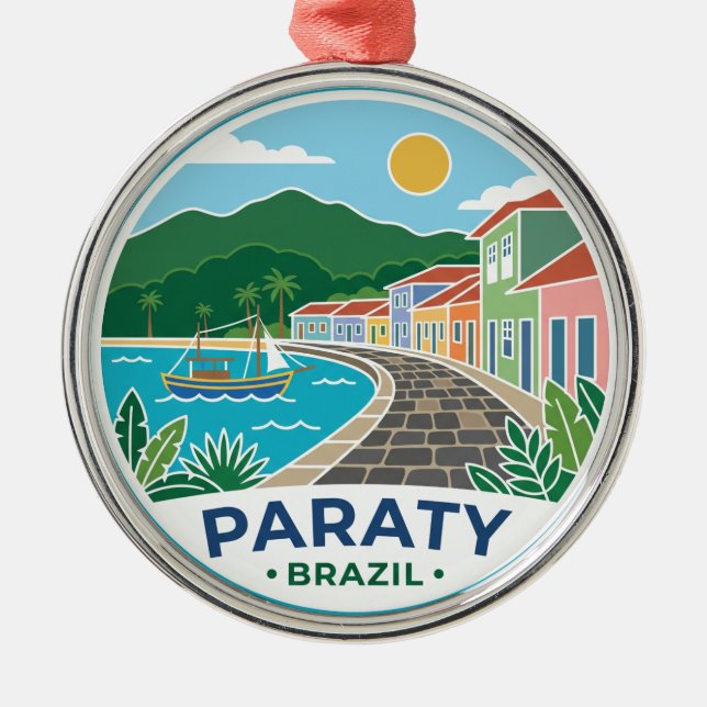 Ornement En Métal Paraty Brésil (Devant)