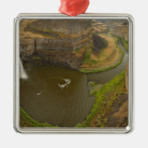 Ornement En Métal Parc d'État de Palouse Falls haut de 60 mètres en