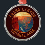 Ornement En Métal Parc national du Grand Canyon Cercle en détresse r<br><div class="desc">Grande Canyon dessin vectoriel. Le parc abrite une grande partie de l'immense Grand Canyon,  avec ses bandes de roches rouges superposées qui révèlent des millions d'années d'histoire géologique.</div>
