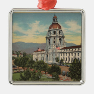 Ornement En Métal Pasadena, CA - vue de ville hôtel et public Librar