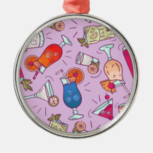 Ornement En Métal Pattern real cocktails and long drinks