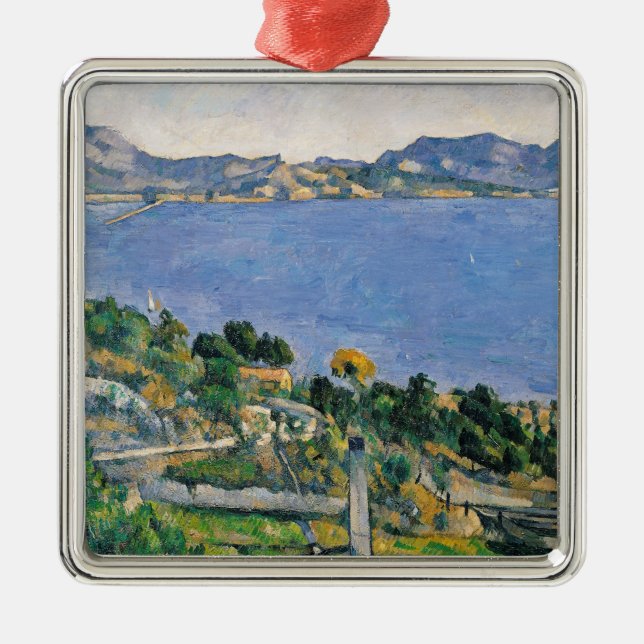 Ornement En Métal Paul Cezanne | L'Estaque, vue de la baie de Marse (Devant)