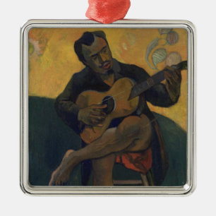 Ornement En Métal Paul Gauguin le guitariste