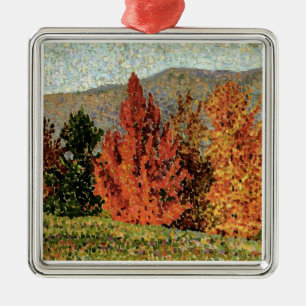 Ornement En Métal Paysage d'automne, c.1903 (huile sur la toile)