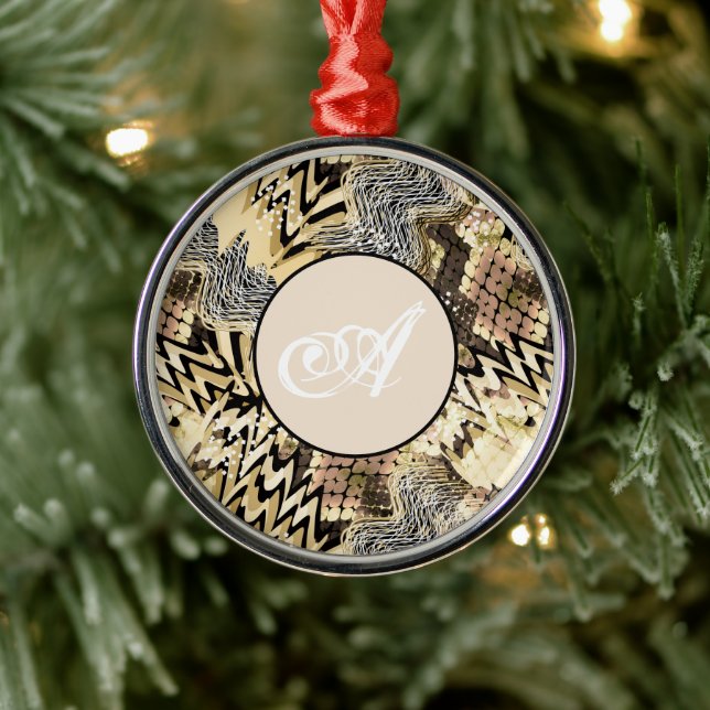 Ornement En Métal peau de léopard, serpent (Arbre)