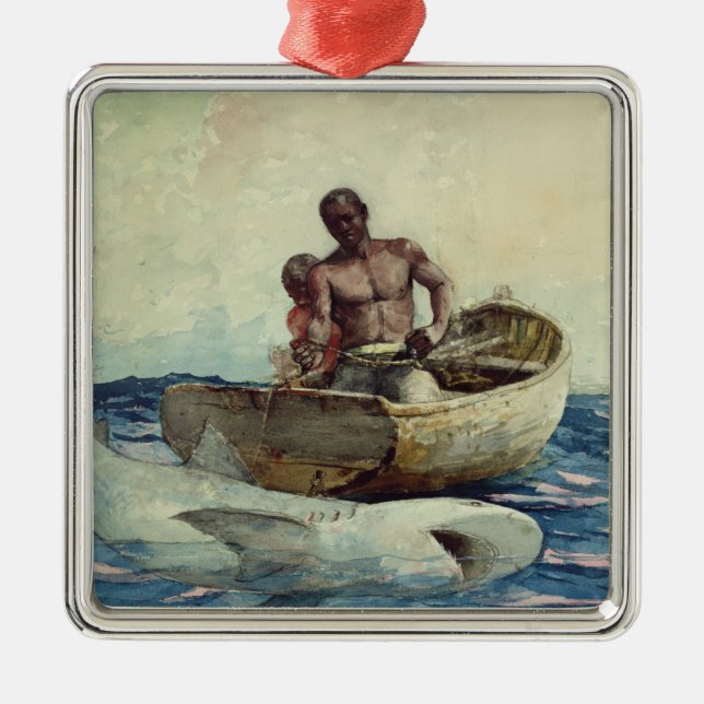 Ornement En Métal Pêche de requin, 1885 (Devant)