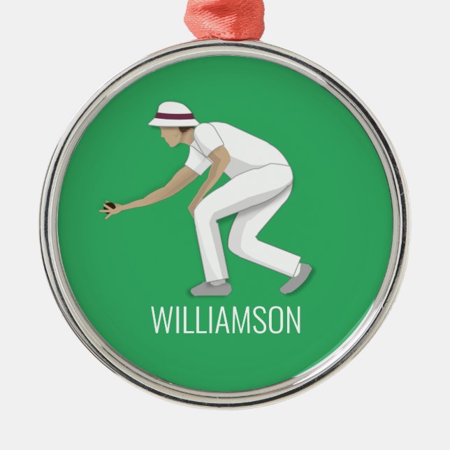 Ornement En Métal Pelouse Bowls (Devant)