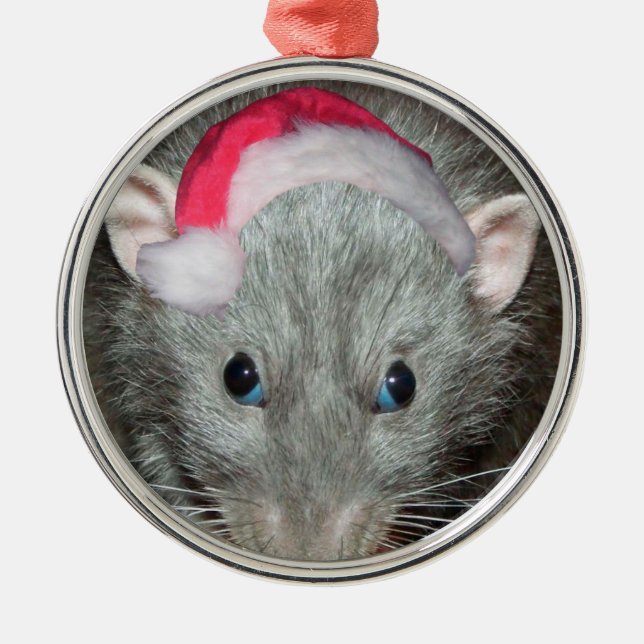 Ornement En Métal Père Noël Dumbo rat Noël (Devant)