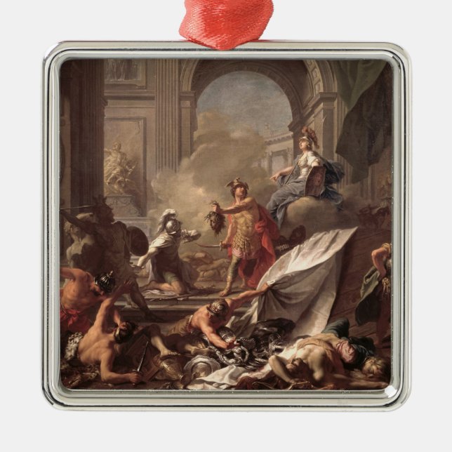 Ornement En Métal Perseus, sous la protection de Minerva (Devant)