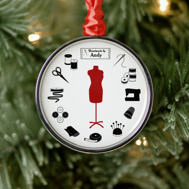 Ornement En Métal Personnaliser de l'ornement Étiquette (Arbre)