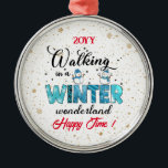 Ornement En Métal Personnaliser Winter Wonderland<br><div class="desc">Winter Wonderland Personnaliser Métal Ornement - Produit Customisé - (Tapez BOKI412 dans la recherche du site (navigateur) pour voir l'offre de toutes mes créations. Merci . ) - Voir mes autres produits et collections, choisissez un cadeau pour vous et vos proches. Merci d'avoir acheté dans mon magasin. Reviens. :)</div>