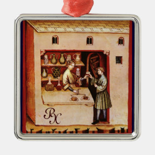 Ornement En Métal PHARMACIE ANTIQUE, Pharmacie, Parchemin