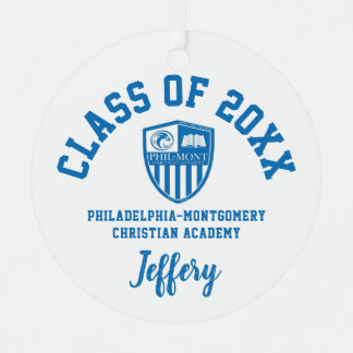 Ornement En Métal Philadelphie-Montgomery Christian Academy Orament