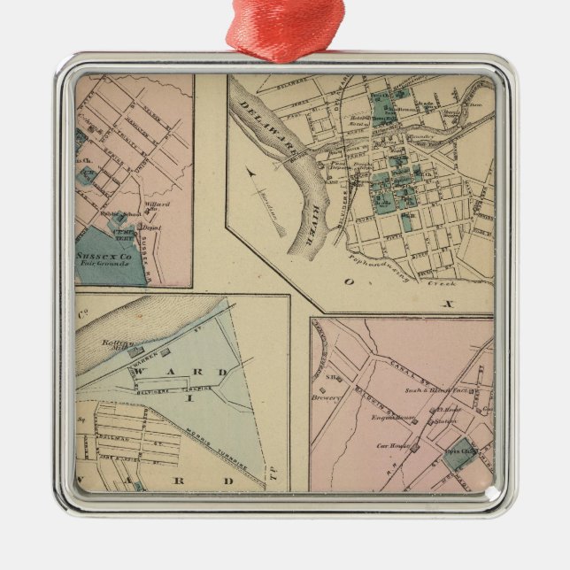 Ornement En Métal Phillipsburg, NJ (Devant)