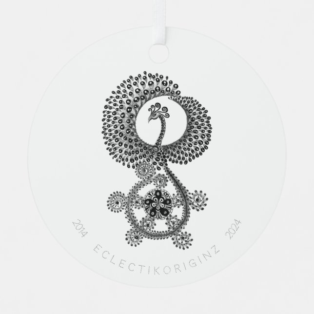 Ornement En Métal Phoenix 10 ans (Recto)