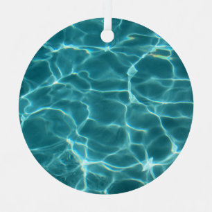 Ornement En Métal Photo de piscine Aqua Green