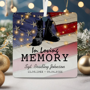 Ornement En Métal Photo du soldat du Mémorial patriotique