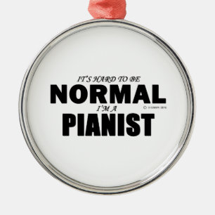 Ornement En Métal Pianiste normal