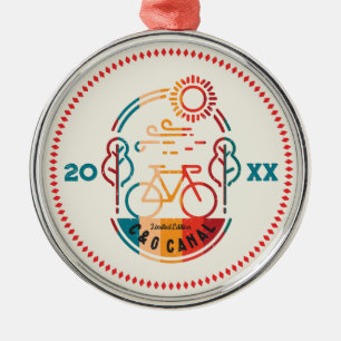 Ornement En Métal Piste cyclable C et O.