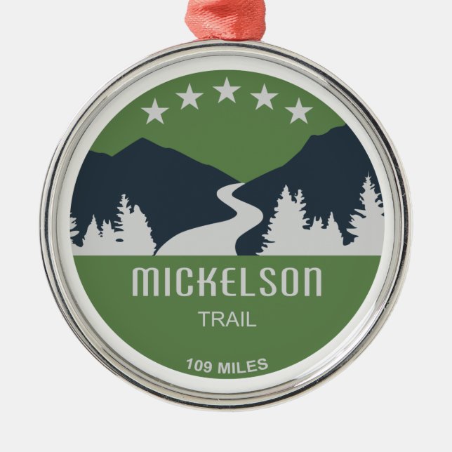 Ornement En Métal Piste Mickelson (Devant)