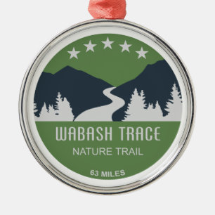 Ornement En Métal Piste naturelle de Wabash Trace