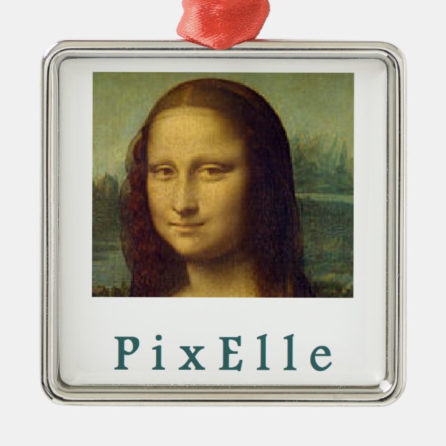 Ornement En Métal Pixelle femme (Devant)
