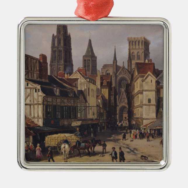 Ornement En Métal Place de la Haute-Vieille-Visite, Rouen, 1824 (Devant)