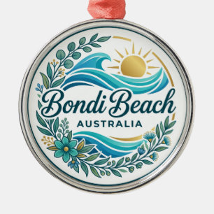 Ornement En Métal Plage de Bondi en Australie