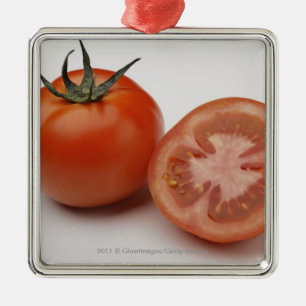 Ornement En Métal Plan rapproché de deux tomates
