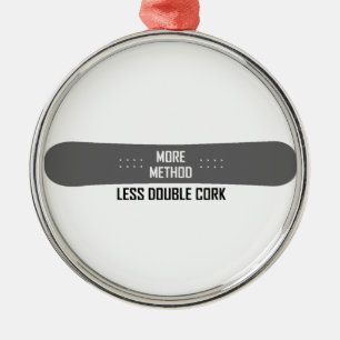 Ornement En Métal Plus de méthode Moins de double liège