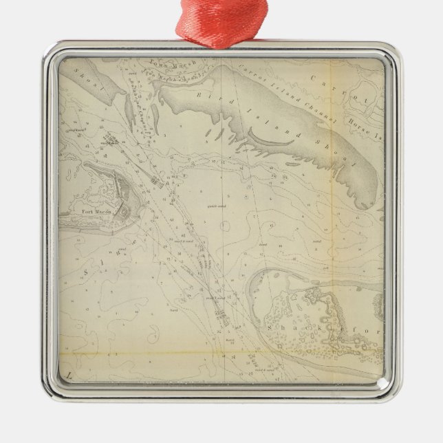 Ornement En Métal Port de Beaufort, OR (Devant)