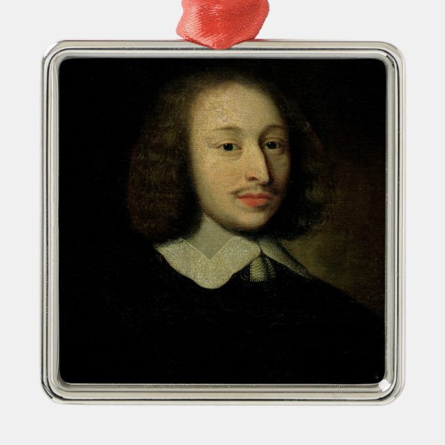 Ornement En Métal Portrait de Blaise Pascal (Devant)