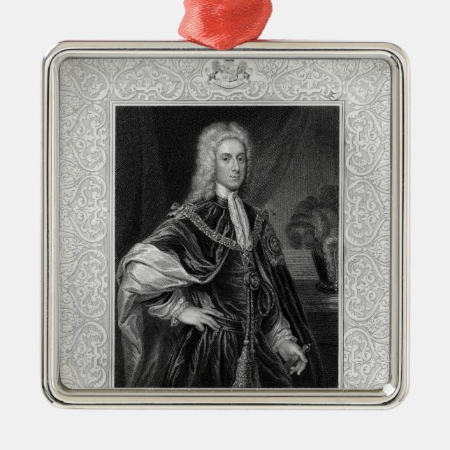 Ornement En Métal Portrait de John Campbell (Devant)