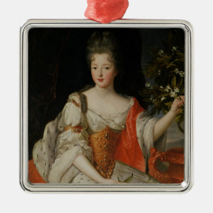 Ornement En Métal Portrait de Louise-Francoise de Bourbon