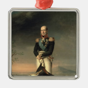 Ornement En Métal Portrait de prince Mikhail Barclay de Tolly