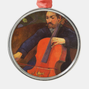 Ornement En Métal Portrait de Schneklud Joueur par Paul Gauguin