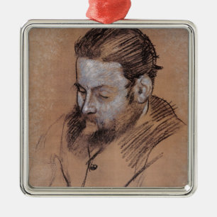 Ornement En Métal Portrait d'Edgar Degas de Diego Martelli
