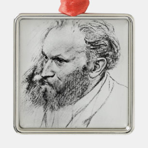 Ornement En Métal Portrait d'Edgar Degas   d'Edouard Manet