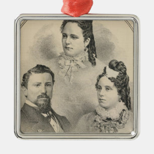 Ornement En Métal Portraits de famille de Curtiss et de Todd