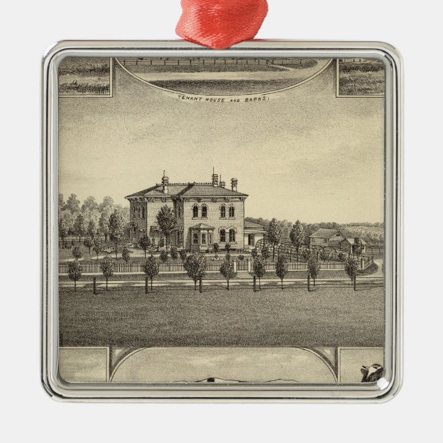 Ornement En Métal Prairie Lawn Farm (Nebraska) (Devant)